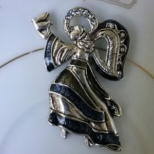 VTG AAI SilverAngel Brooch